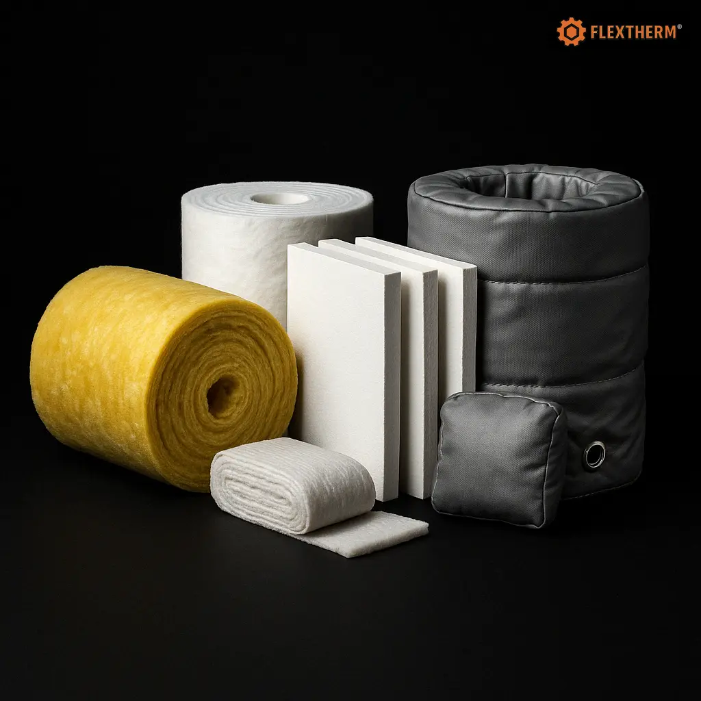 High‑temperature industrial insulation materials